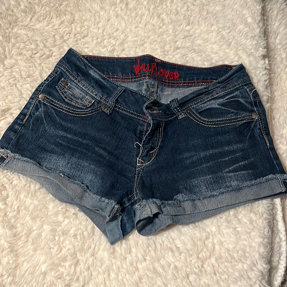 Jean Rolled shorts